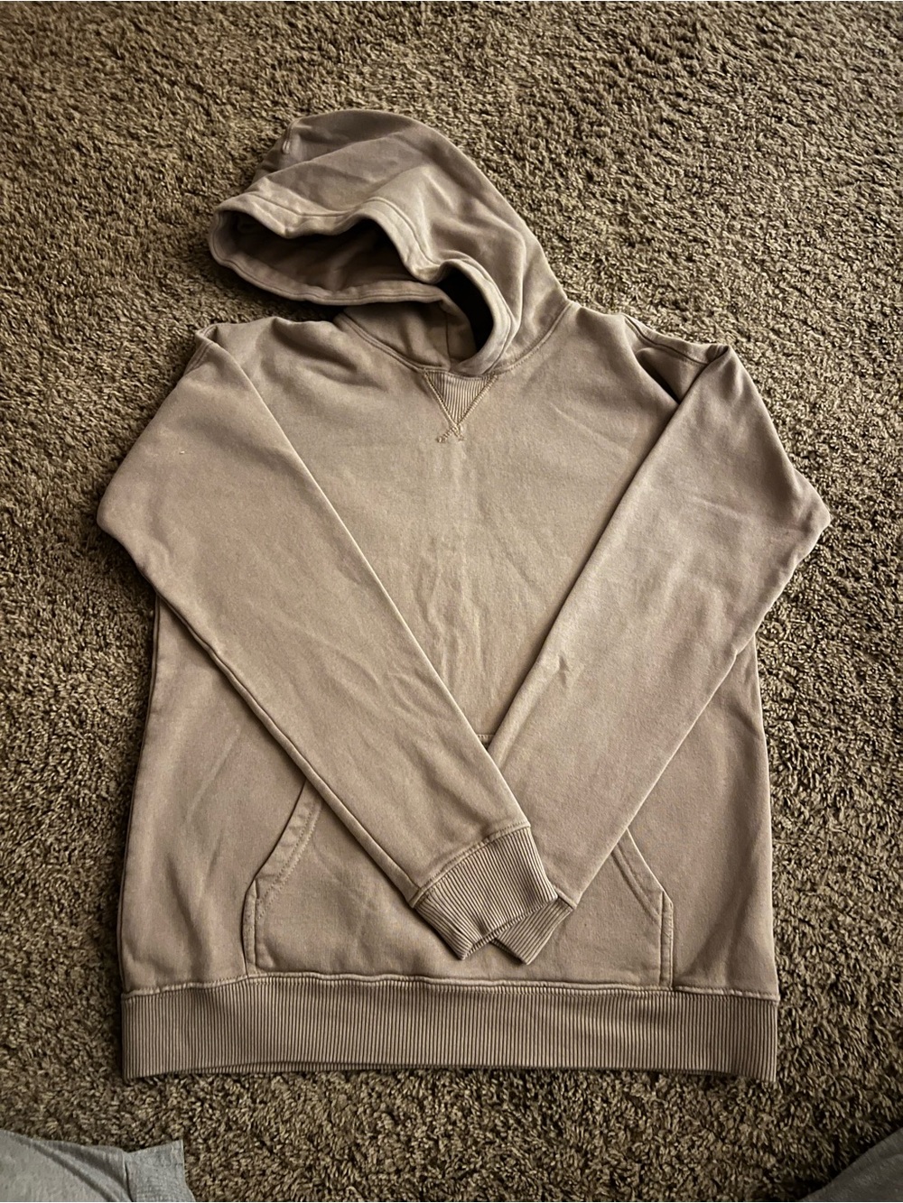 abercrombie kids Taupe Hooded Sweatshirt